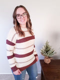 Amelia Ivory + Copper Sweater