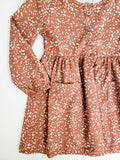 Brick Spots Button-Up Dress Tween (Size 6-12)