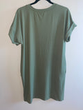 Light Olive Tshirt Dress