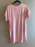 Dusty Pink Tshirt Dress