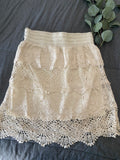 Cream Lacey skirt (pre-loved)