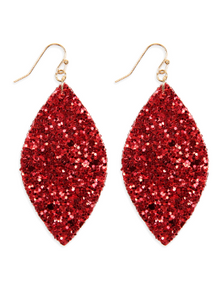 Red Sequin Earrings